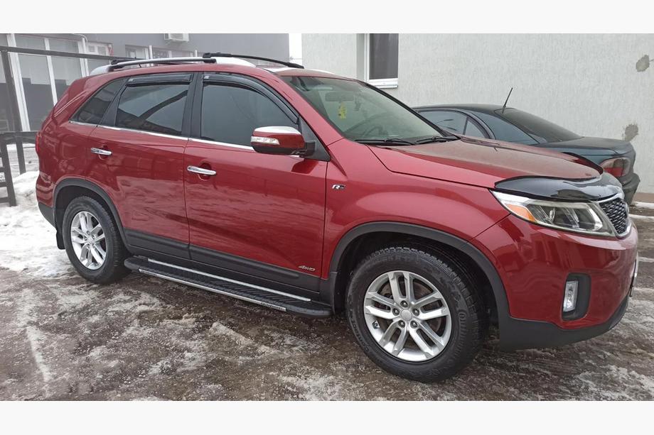 Kia Sorento II XM 2009–2014 Logu apmales (6 gab., nerūsējošais tērauds) Image