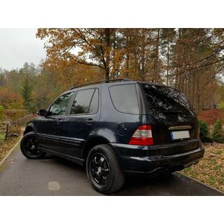 Uzlika virs numura zīmes (nerūsējošais tērauds) Mercedes ML W163 1997–2005 foto 3