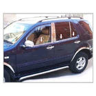Mercedes ML W163 1997–2005 Ārējās logu apdares līstes (6 gab., nerūsējošais tērauds) OmsaLine – itāļu nerūsējošais tērauds foto 5