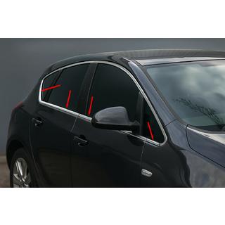 Logu apakšējās līstes (hatchback, 8 gab., nerūsējošais tērauds) Opel Astra J 2009–2015 foto 1