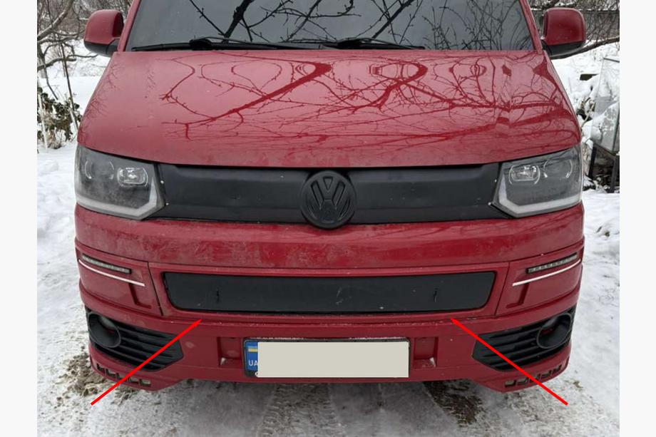Volkswagen T5 2010–2015 Ziemas pārsegs apakšējam režģim Matēta Image