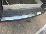 Volkswagen T5 Caravelle 2004–2010 Taisna aizmugurējā bampera uzlika (Omsa, nerūsējošais tērauds) Matēta foto 2