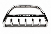 Ford Connect 2010–2013 Bullbārs (nerūsējošais tērauds) 60 mm foto 2