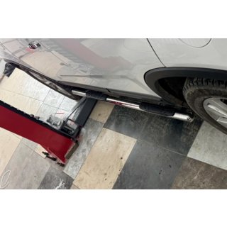 Sānu aizsargcaurules (2 gab., nerūsējošais tērauds) Kia Sorento II XM 2009–2014 foto 2