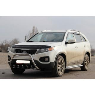 Bullbar WT003 (nerūsējošais tērauds) Kia Sorento II XM 2009–2014 foto 3