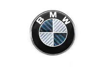 BMW Karbona (oglekļa šķiedras) emblēma, Turcija (d=74 mm) foto 1