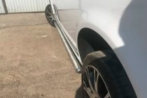 Volkswagen T5 Multivan 2003–2010 Sānu aizsargcaurules (2 gab., nerūsējošais tērauds) 70 mm, garā riteņu bāze foto 5