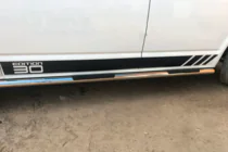 Volkswagen T5 Multivan 2003–2010 Sānu aizsargcaurules (2 gab., nerūsējošais tērauds) foto 12