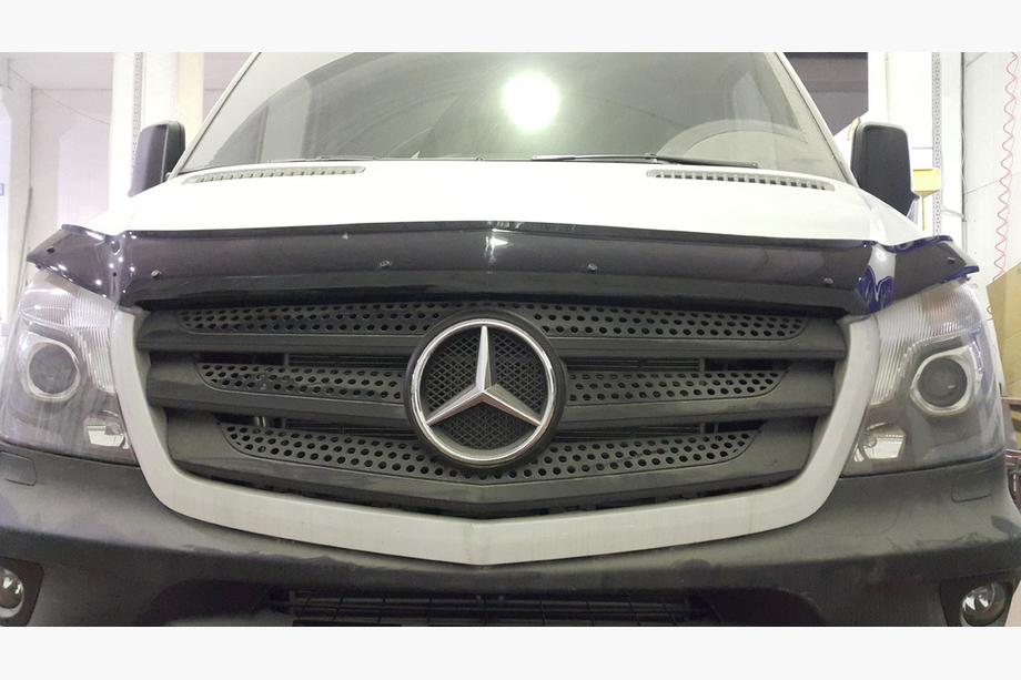 Mercedes Sprinter W906 2006–2018 Kapota deflektors 2013+ (V1, EuroCap) Foto 8