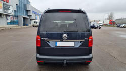 Volkswagen Caddy 2015–2020 Uzlika virs numura zīmes (1 durvju, nerūsējošais tērauds) foto 1