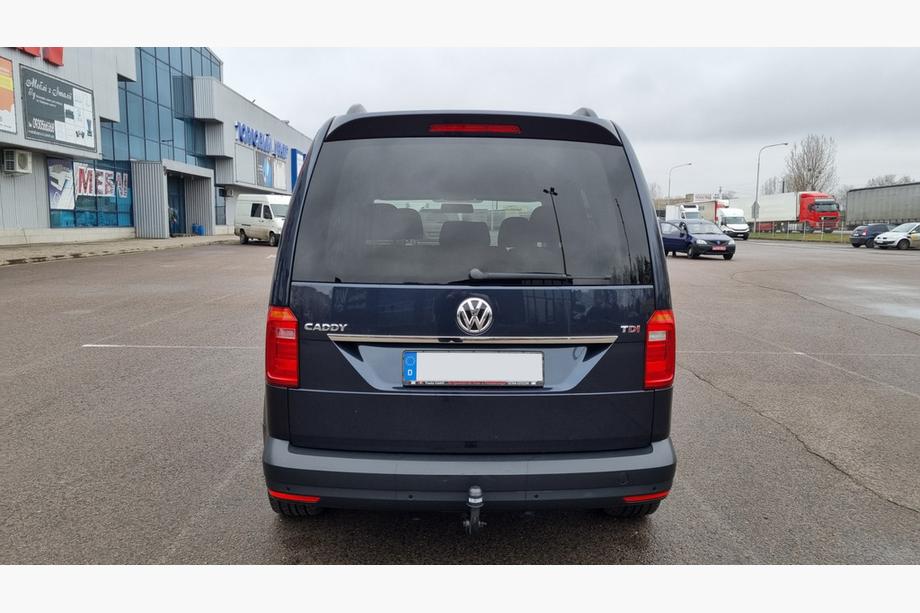 Volkswagen Caddy 2015–2020 Uzlika virs numura zīmes (1 durvju, nerūsējošais tērauds) Image