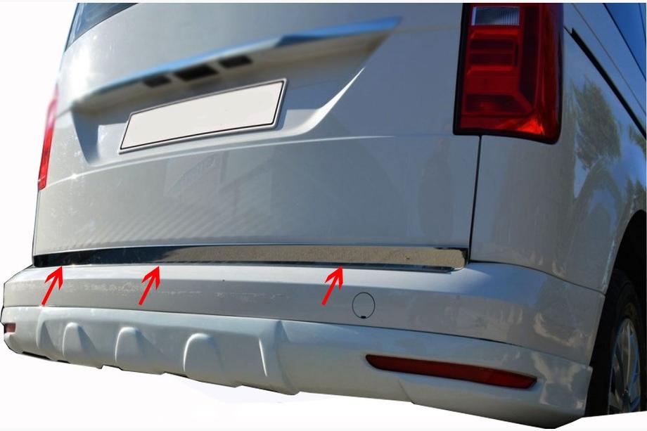 Volkswagen Caddy 2015–2020 Bagāžnieka malas uzlika (nerūsējošā tērauda) Image