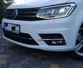 Volkswagen Caddy 2015–2020 Bampera aizsarguzlikas (3 gab., nerūsējošais tērauds) foto 2