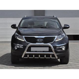 Bullbar WT003 (nerūsējošais tērauds) Kia Sportage 2010–2015 foto 4