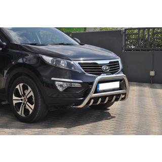 Bullbar WT003 (nerūsējošais tērauds) Kia Sportage 2010–2015 foto 2