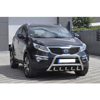 Bullbar WT003 (nerūsējošais tērauds) Kia Sportage 2010–2015 foto 1