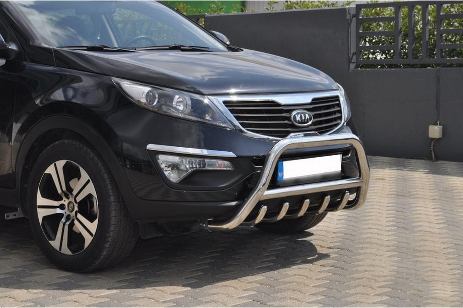 Kia Sportage 2010–2015 Bullbar WT003 (nerūsējošais tērauds) Foto 2