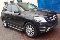 Mercedes GLE/ML class W166 2011–2018 Sānu pakāpieni BlackLine (2 gab., alumīnijs) foto 1