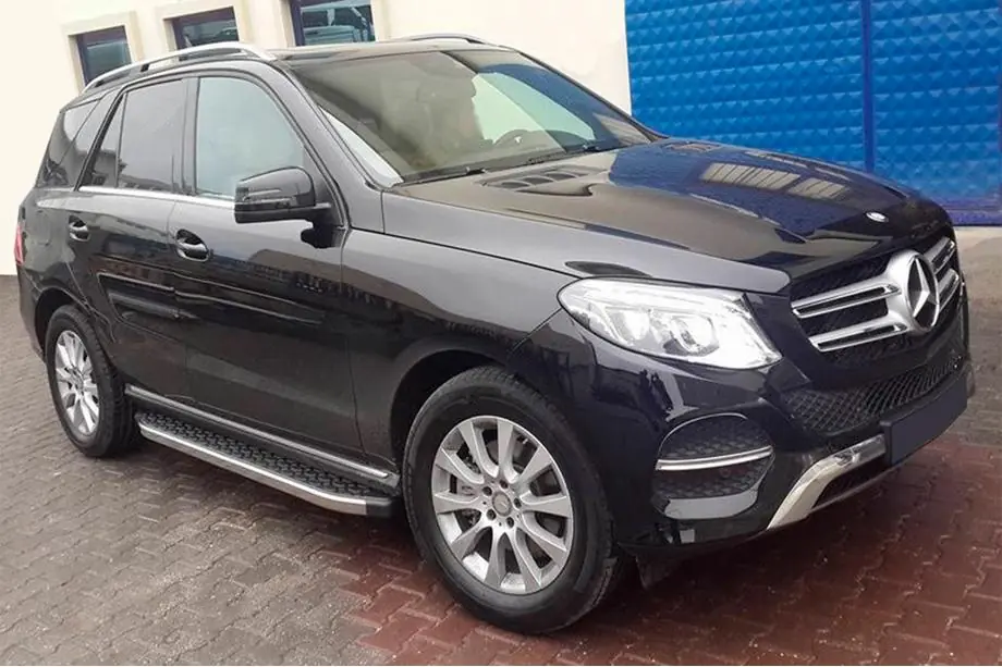 Mercedes GLE/ML class W166 2011–2018 Sānu pakāpieni BlackLine (2 gab., alumīnijs) Image