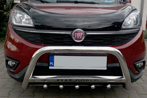 Fiat Doblo II 2010–2022 Kengurins WT004 (nerūsējošais tērauds) foto 2