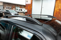 Nissan Juke 2010–2019 Jumta reliņi Skyport (melni) foto 5