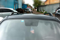 Nissan Juke 2010–2019 Jumta reliņi Skyport (melni) foto 6
