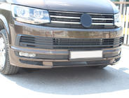 Volkswagen T6 2015–2024 Priekšējā bampera lūpas spoileris 2015-2018 (krāsošanai) foto 3