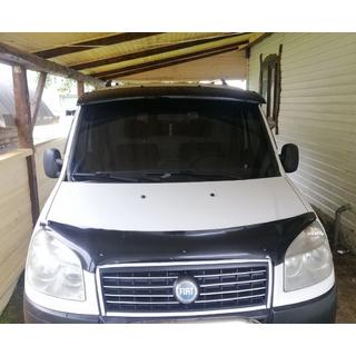 Vējstikla vizieris (melns spīdīgs, 5 mm) Fiat Doblo I 2005–2010 foto 3