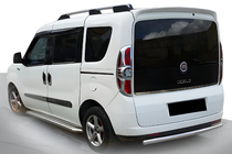 Fiat Doblo II 2010–2022 Aizmugurējais aizsargloks AK002 (nerūsējošais tērauds) foto 1