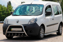 Renault Kangoo 2008–2020 Priekšējais aizsargstienis (bullbar) WT003/004 (nerūsējošais tērauds) bez uzraksta, 51 mm foto 7