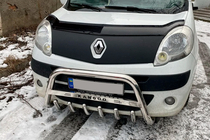 Renault Kangoo 2008–2020 Priekšējais aizsargstienis (bullbar) WT003/004 (nerūsējošais tērauds) bez uzraksta, 51 mm foto 1