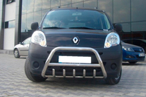 Renault Kangoo 2008–2020 Priekšējais aizsargstienis (bullbar) WT003/004 (nerūsējošais tērauds) bez uzraksta, 51 mm foto 10