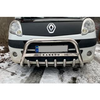 Priekšējais aizsargstienis (bullbar) WT003/004 (nerūsējošais tērauds) foto 2