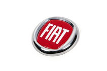 Fiat Pašlīmējoša emblēma V1 (sarkana) 120 mm foto 2