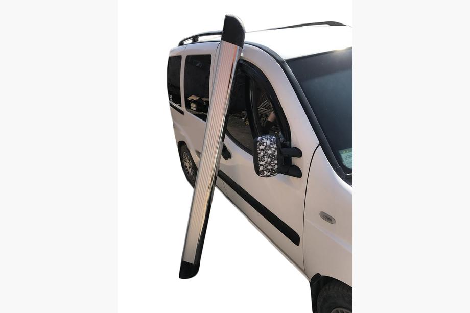 Peugeot Partner Tepee 2008–2018 Omsa Chrome sānu sliekšņi (2 gab., alumīnijs) Image