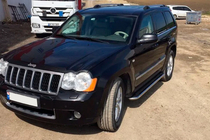 Jeep Grand Cherokee WK 2004–2010 Sānu pakāpieni Maydos V2 (2 gab., nerūsējošais tērauds) foto 2