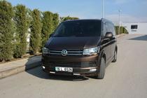 Volkswagen T6 2015–2024 Priekšējā bampera lūpa Sport 2-LED 2015-2018 (krāsošanai) foto 8