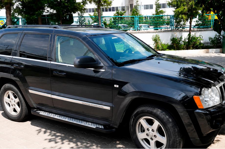 Jeep Grand Cherokee WK 2004–2010 Sānu pakāpieni Allmond Grey (2 gab., alumīnijs) Image