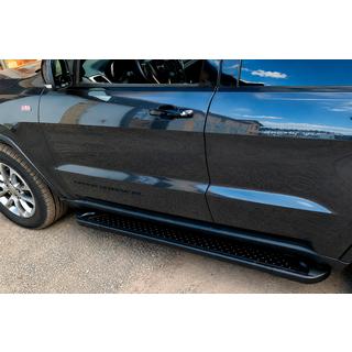 Sānu pakāpieni Allmond Black (2 gab., alumīnijs) Jeep Grand Cherokee WK2 2010–2021 foto 2
