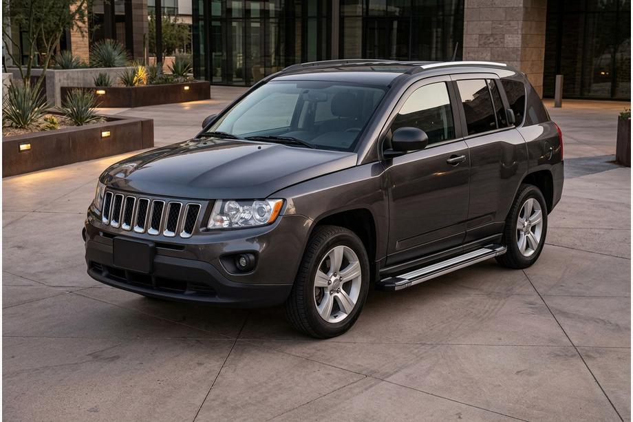 Jeep Compass 2006–2016 Sānu pakāpieni Rainbow (2 gab., alumīnijs) Image