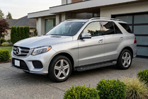 Mercedes GLE/ML class W166 2011–2018 Sānu pakāpieni Allmond Black (2 gab., alumīnijs) foto 1