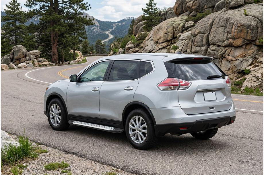 Nissan X-trail T32/Rogue 2014–2021 Sānu pakāpieni Allmond Grey (2 gab., alumīnijs) Image
