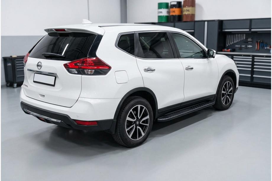 Nissan X-trail T32/Rogue 2014–2021 Sānu pakāpieni Bosphorus Black (2 gab., alumīnijs) Image