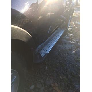 Sānu pakāpieni Allmond Grey (2 gab., alumīnija) Kia Sportage 2010–2015 foto 3