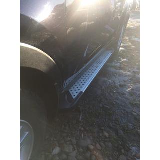 Sānu pakāpieni Allmond Grey (2 gab., alumīnija) Kia Sportage 2010–2015 foto 4