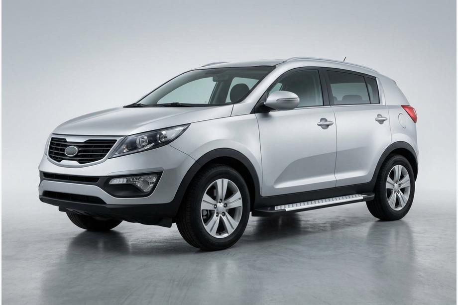 Kia Sportage 2010–2015 Sānu pakāpieni Allmond Grey (2 gab., alumīnija) Image