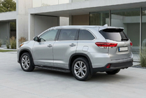 Toyota Highlander 2013–2019 Sānu pakāpieni Allmond Black (2 gab., alumīnijs) foto 1