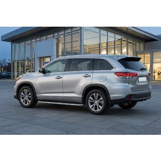 Sānu pakāpieni Tayga Grey (2 gab., alumīnijs) Toyota Highlander 2013–2019 foto 1