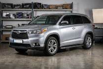 Toyota Highlander 2013–2019 Sānu pakāpieni Maydos V1 (2 gab., alumīnijs / nerūsējošais tērauds) foto 1