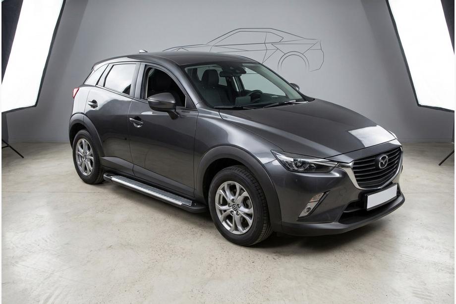 Mazda CX-3 2015– Sānu sliekšņi Line (2 gab., alumīnijs) Image